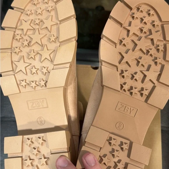 Beige Ankle Boots - Picture 3 of 6